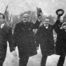 Демонстрация  трудящихся  города Таллина  - идут работники рыбопромыслового флота -  13 11 1968