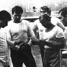 Скоков А. начальник порта (второй слева) и команда ТМРП в спартакиаде администрации – Эстрыбпром 21 02 1989