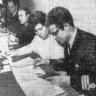 Сотрудники ЭРПО Океан работают на избирательном участке №1  -  16 12 1970
